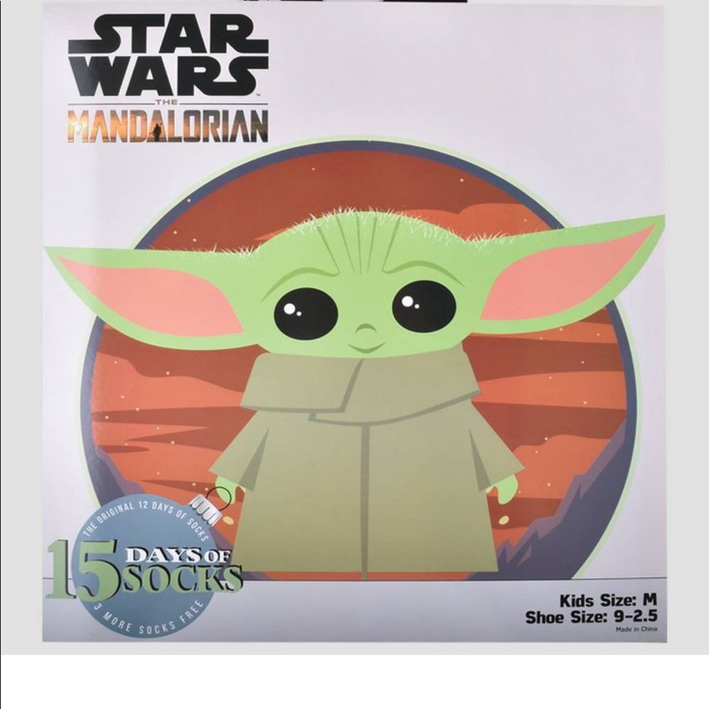 Star Wars: The Mandalorian 15 Days of Socks